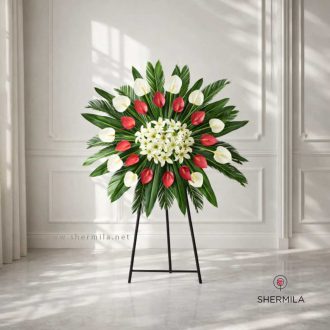 تاج گل تبریک لیلا