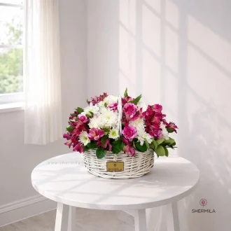 سبد گل مروا