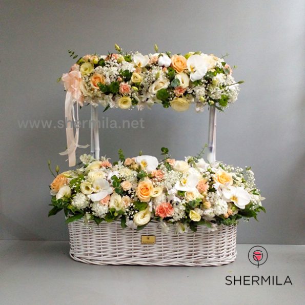 سبد گل لاکچری