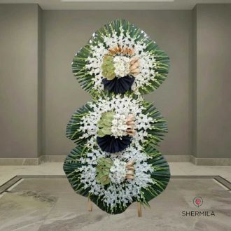 تاج گل ترحیم 3 طبقه آسترا