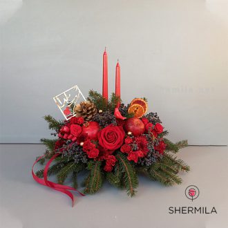 باکس گل یلدایی مهتاب