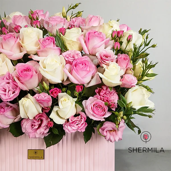 خرید باکس گل رز