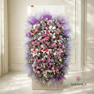 تاج گل تبریک و نمایشگاه مارینا