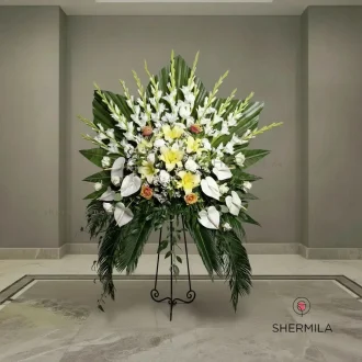 تاج گل ترحیم و ختم سامان