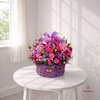 سبد گل فاخته