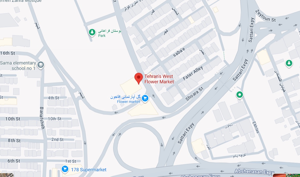 معرفی کامل بازار گل آبشناسان شهید ستاری