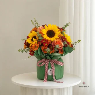 باکس گل شیشه ای والیه