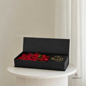 باکس گل رز قرمز غزل